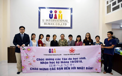 CHÚC MỪNG CÁC TÂN DU HỌC SINH NHẬP HỌC KỲ THÁNG 10/2016