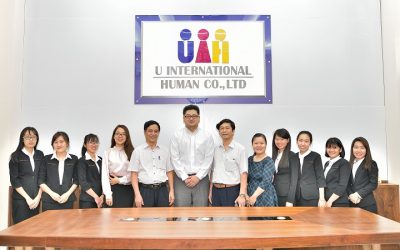 TRƯỜNG CAO ĐẲNG KINH TẾ KỸ THUẬT THÁI NGUYÊN ĐẾN THĂM TRỤ SỞ CÔNG TY U INTERNATIONAL HUMAN