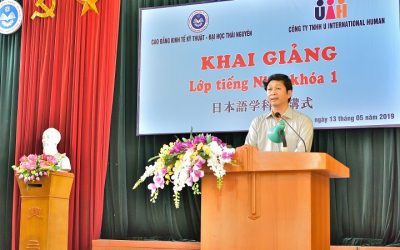 KHAI GIẢNG LỚP TIẾNG NHẬT KHOÁ 1 TẠI TRƯỜNG CAO ĐẲNG KINH TẾ KỸ THUẬT THÁI NGUYÊN